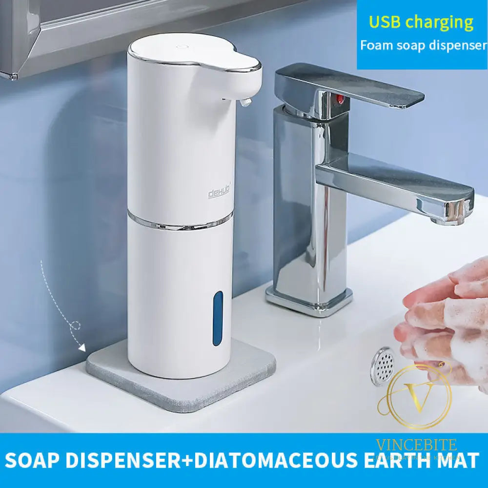 Automatische Schuimende Zeepdispenser Met Usb-Oplader - Wit Soap Dispenser 2 / China