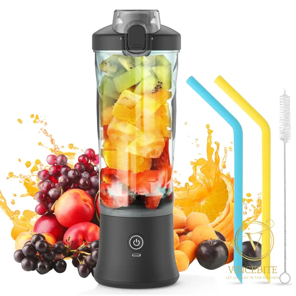 Smoothie To-Go - Draagbare Mini Blender Voor Verse En Gezonde Sappen Usb Oplaadbaar Kleurrijke Beker